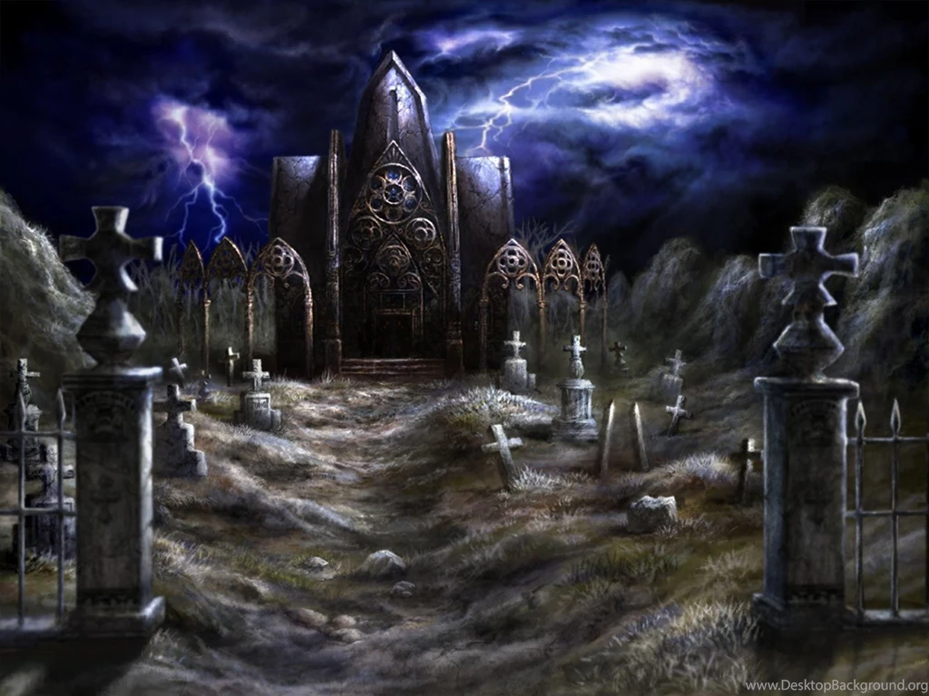 Tombstones Graveyard Cemetery Wallpapers