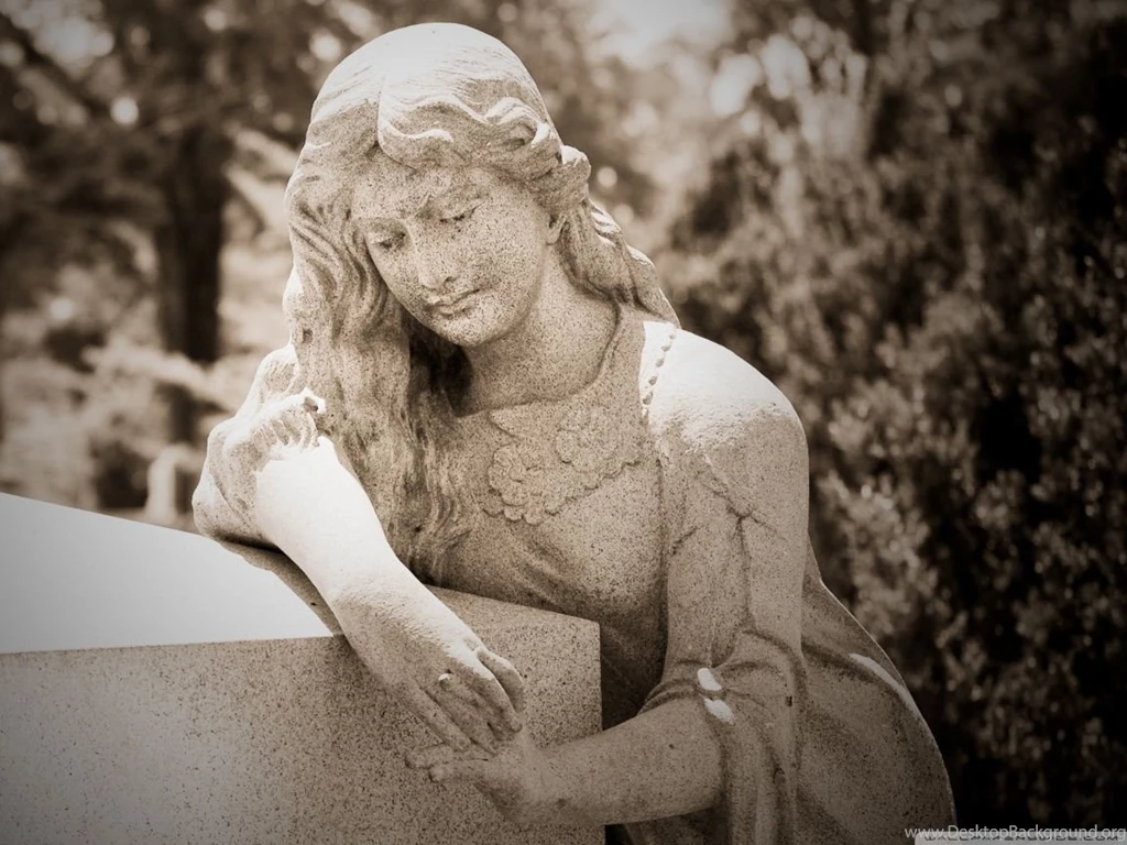 Woman Statue Cemetery HD Desktop Wallpapers : High Definition ...