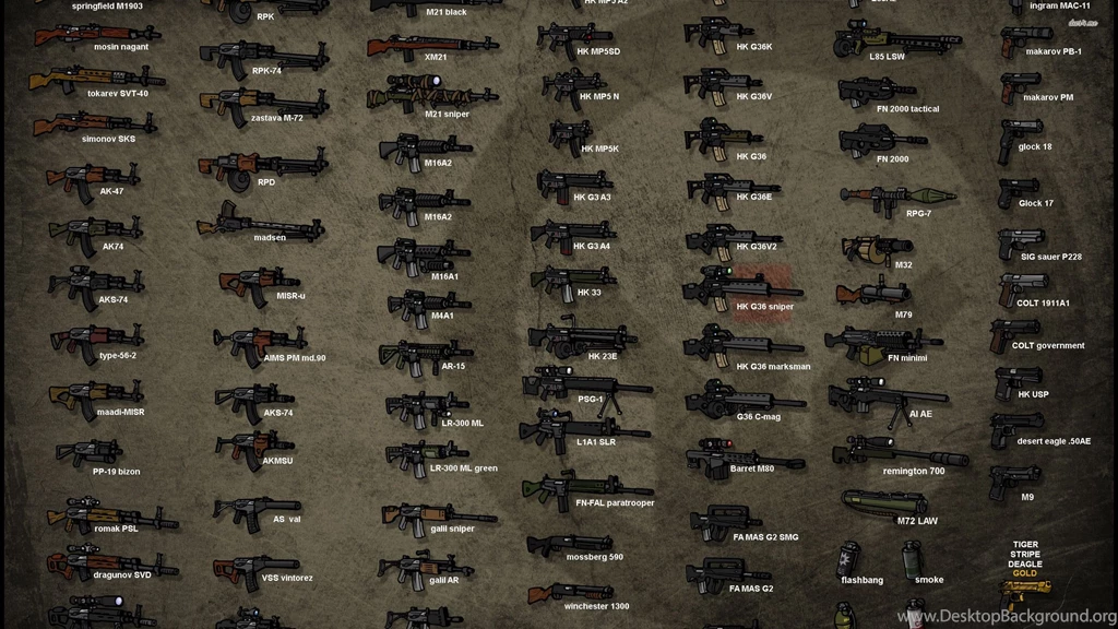 Rifles And Guns Wallpapers   Digital Art Wallpapers