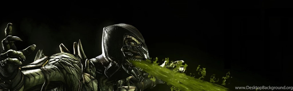 Download Wallpapers 3840x1200 Mortal Kombat, Reptile, Mortal Kombat ...
