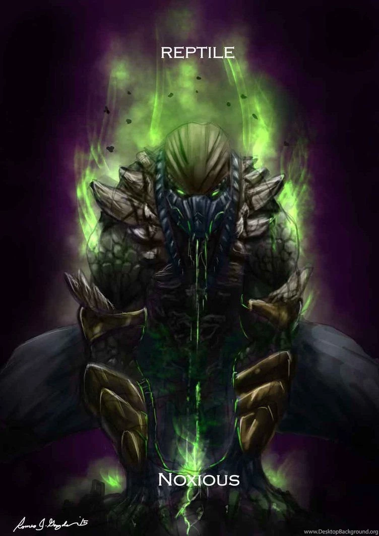 Mortal Kombat X Reptile Variation: Noxious By Grapiqkad On DeviantArt