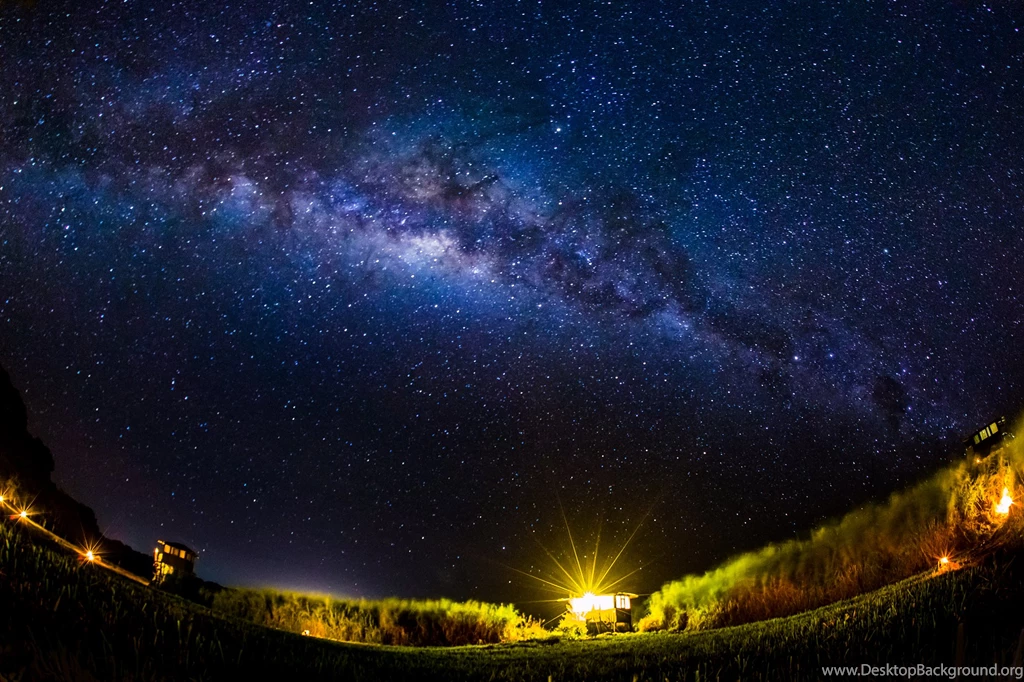 Blue Starry Night Wallpapers
