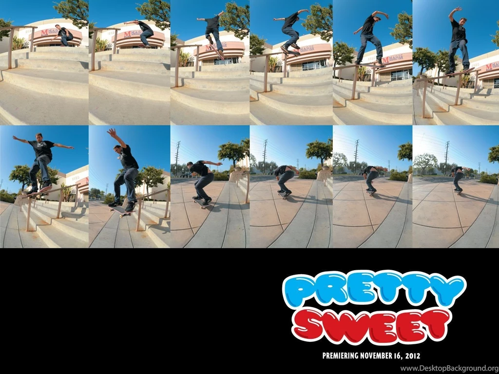 Wallpapers Pretty Sweet, A Skateboarding Video