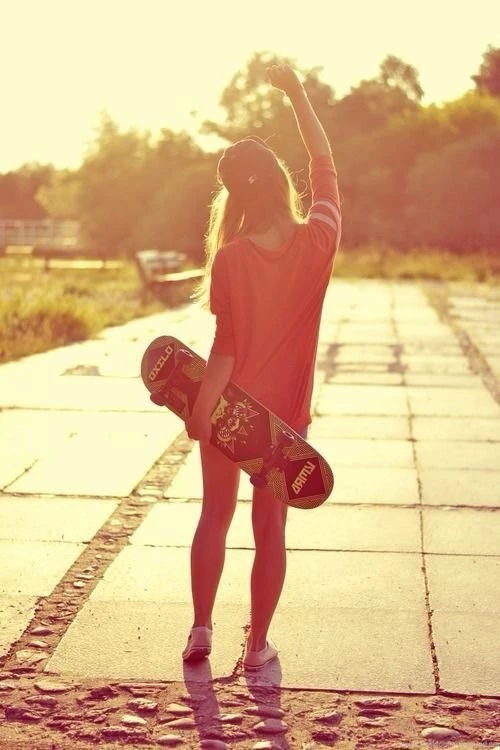 Skateboarding Girls On Pinterest