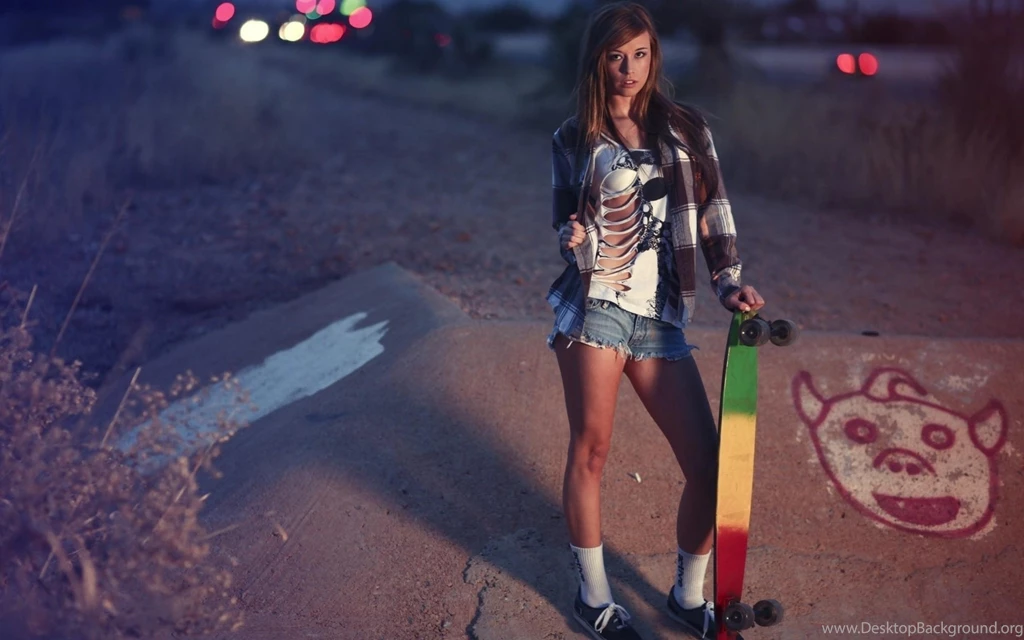 Girl, Skate, Style, Swag >> HD Wallpaper, Get It Now!