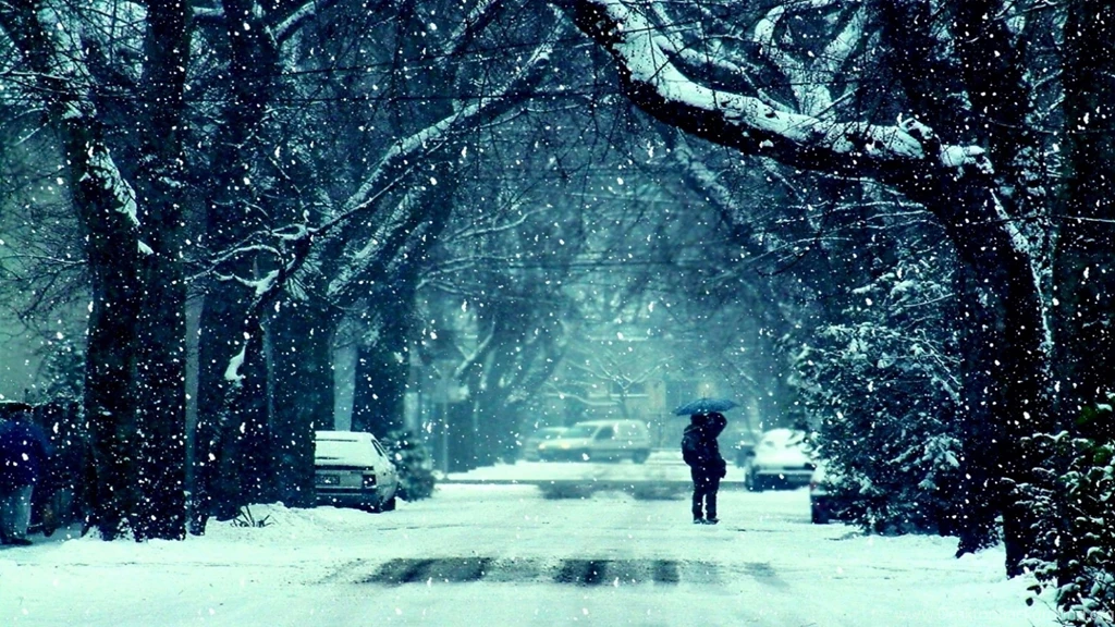 Gallery For Snow Winter Night Wallpapers