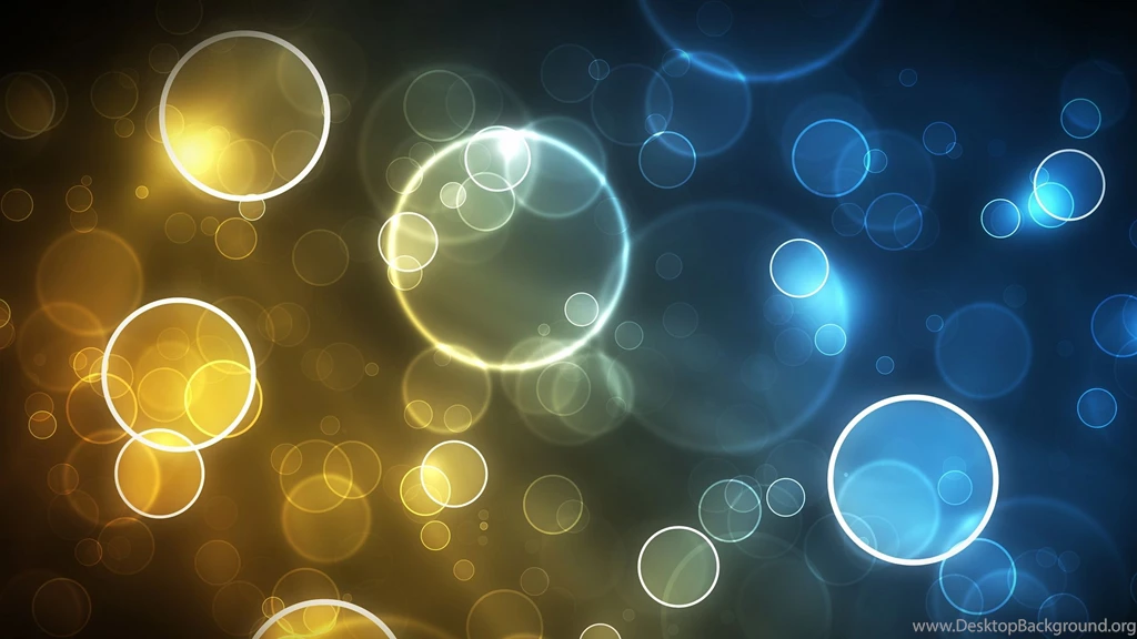 2560x1440 Blue Yellow Spheres Wallpapers