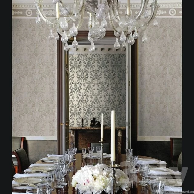 3d Models: Miscellaneous Roberto Cavalli Wallpapers N.1 DAMASCO ...