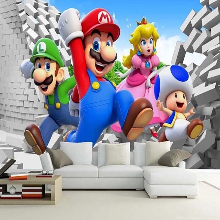 3D View Custom Wall Mural Woodcut Dragon Photo Wallpapers Penthouse ...