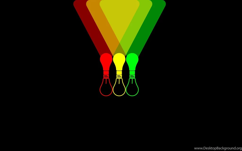 Light Bulbs Red Yellow Green Flowers Backgrounds Black Light Light ...