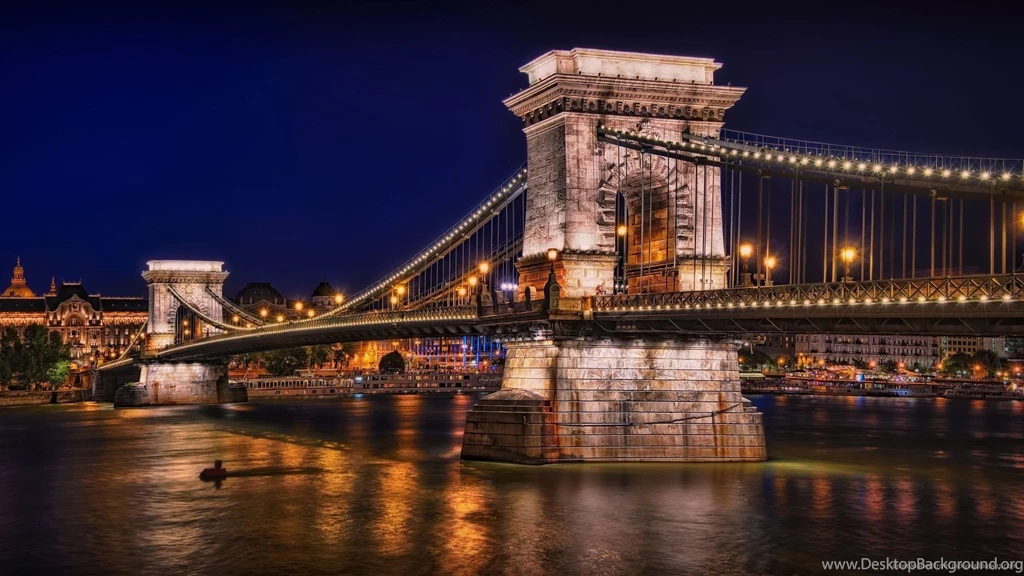 HD Chain Bridge In Budapest Wallpapers