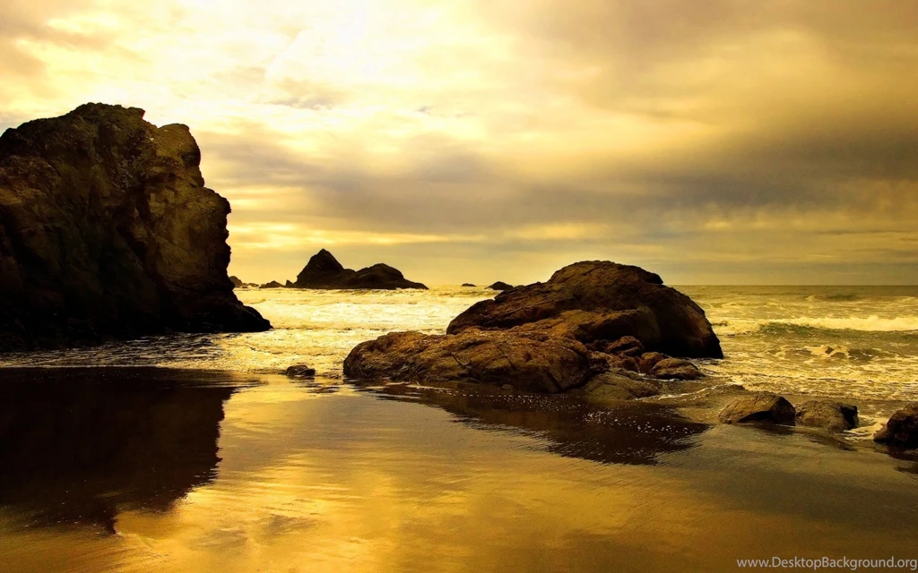 Download Wallpapers 2560x1600 Sea, Surf, Rocks, Beach 2560x1600 HD ...
