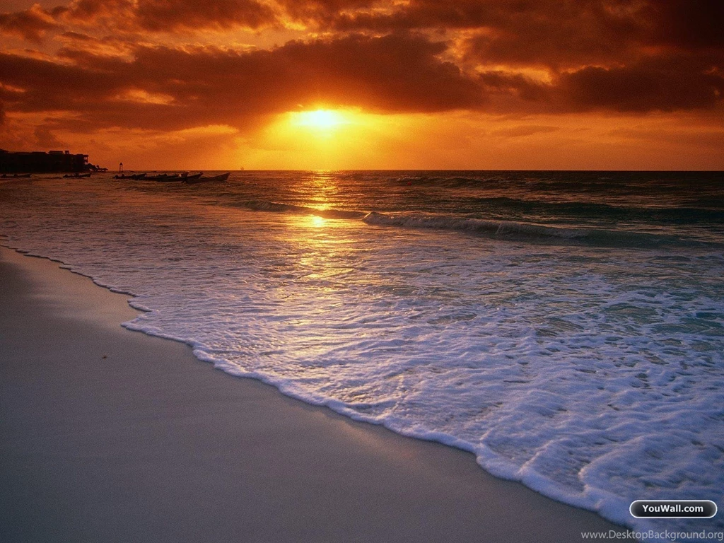 Beach Sunset Desktop Wallpapers