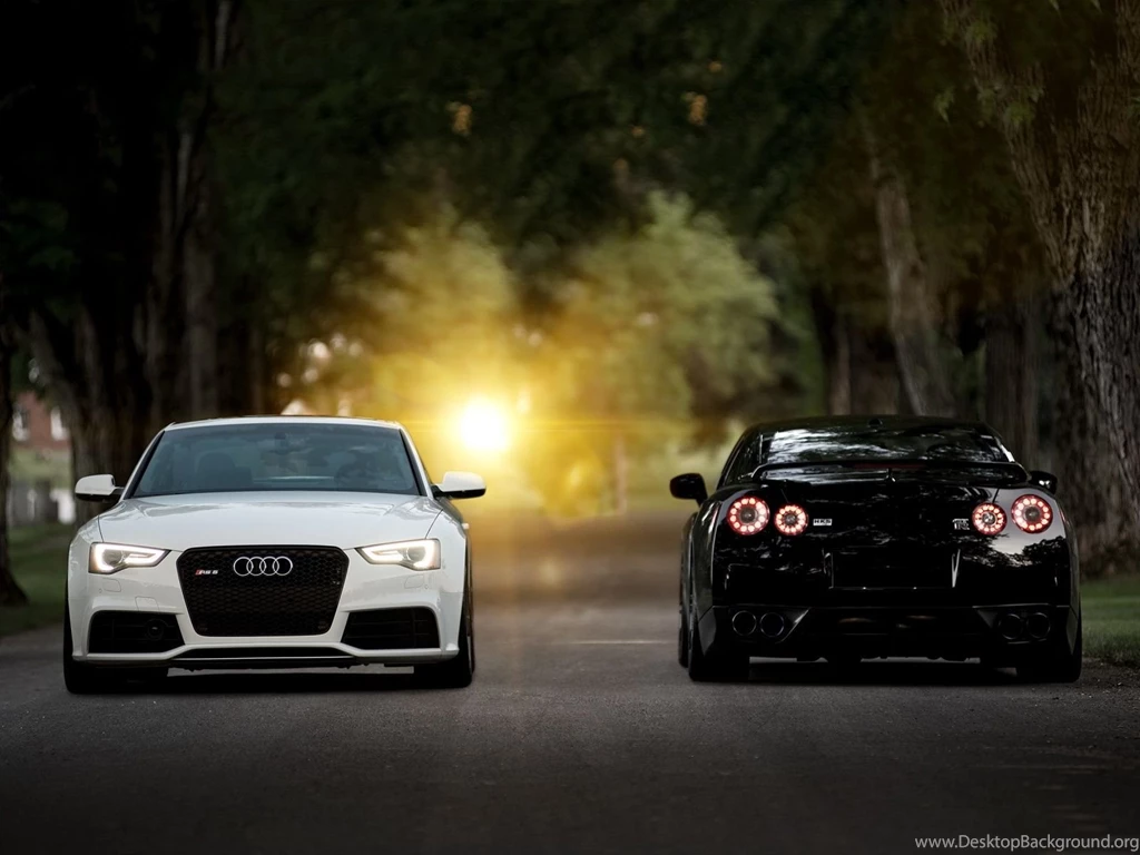1600x1200 Audi Rs5 Nissan Gtr 35 Wallpapers
