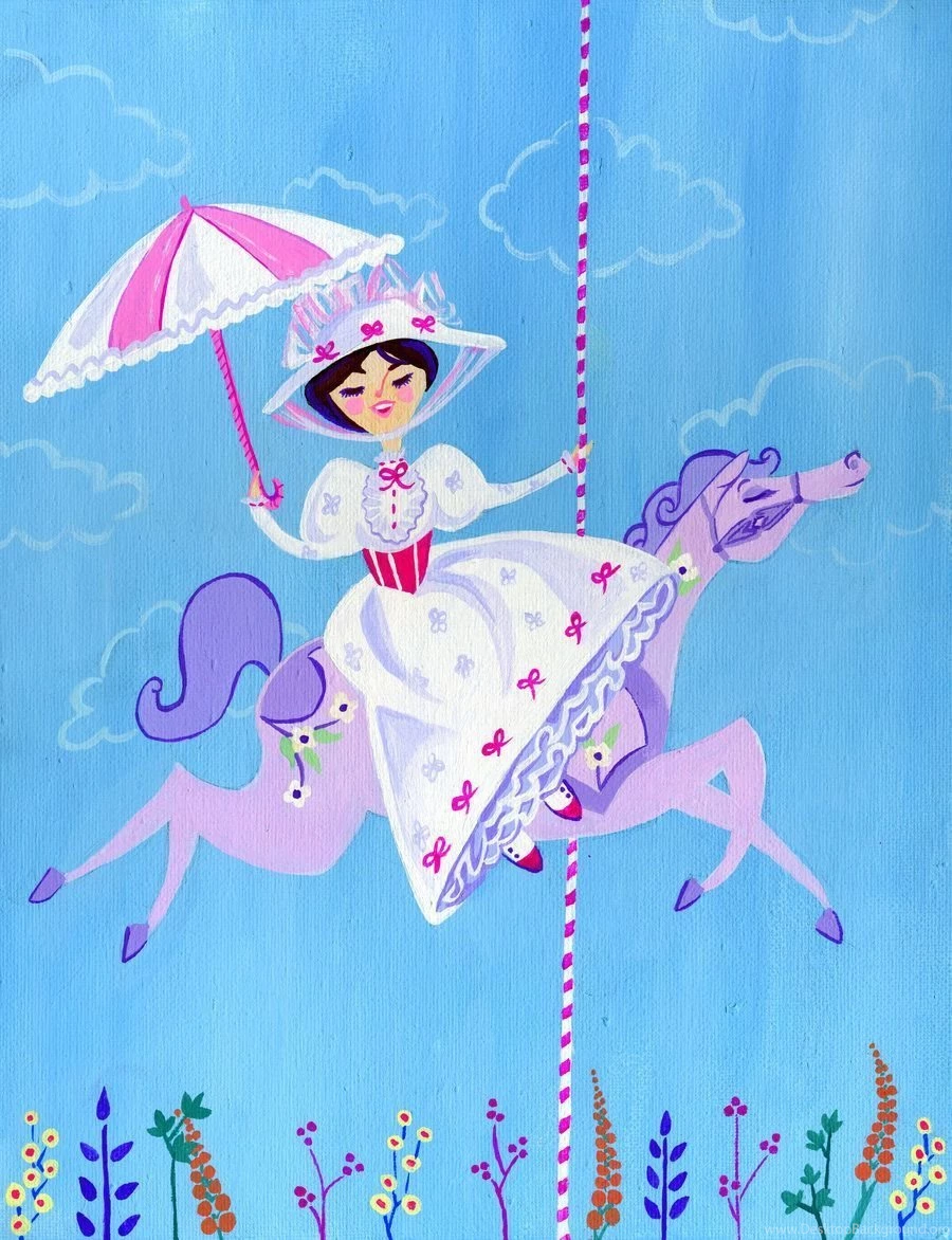Mary Poppins Chalk By BetterthanBunnies On DeviantArt