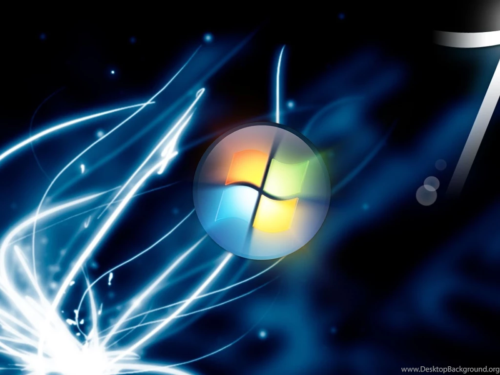 Windows7 Blue Sparks Wallpapers