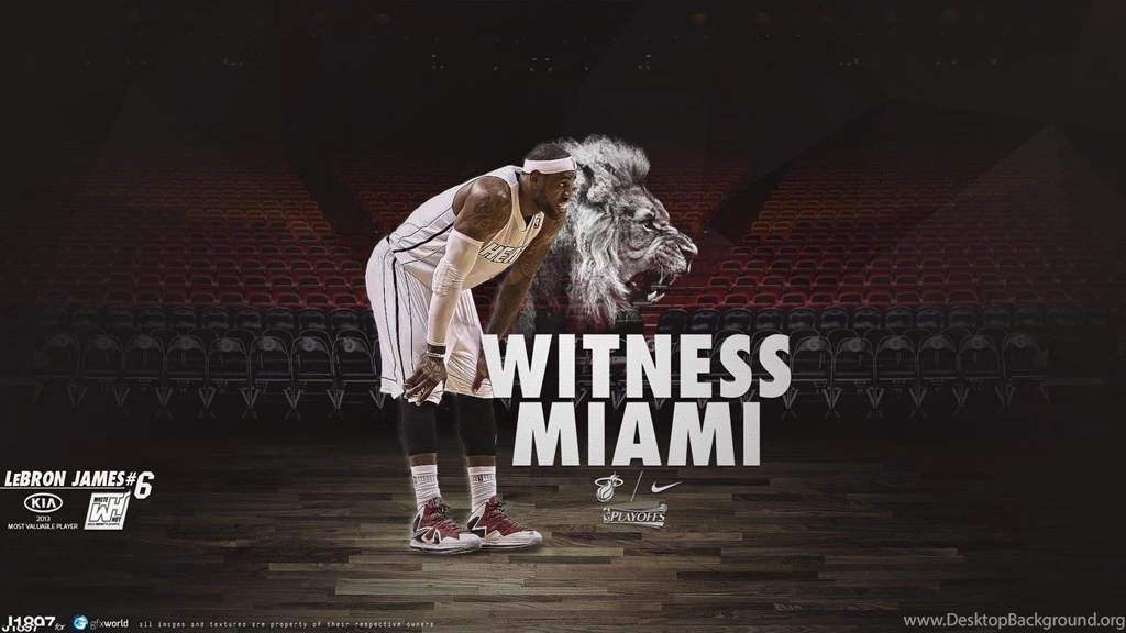 Sports NBA Basketball Lebron James Miami Heat Basketball Player ...