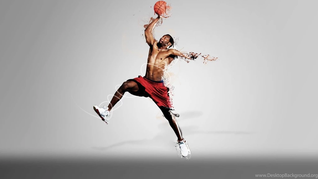 963931 Color Wallpapers: Basketball Player Desktop Photo.