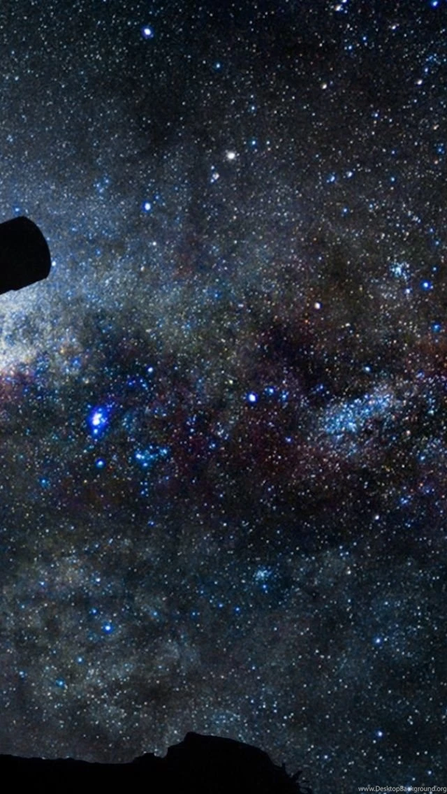 Stars And Telescope iPhone 5 Wallpapers