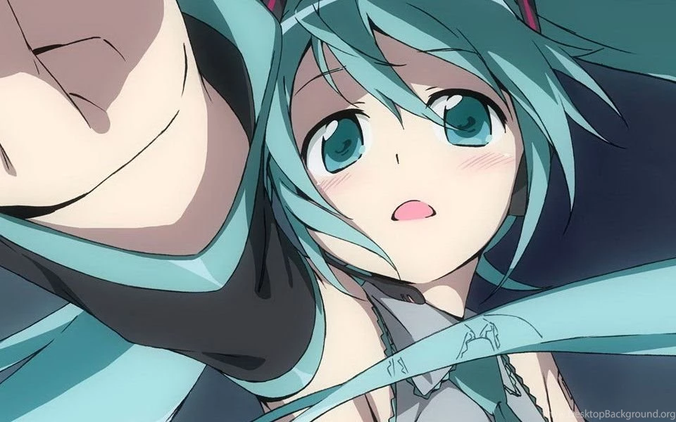 Beautiful Hatsune Miku Anime Cell Phone Wallpapers