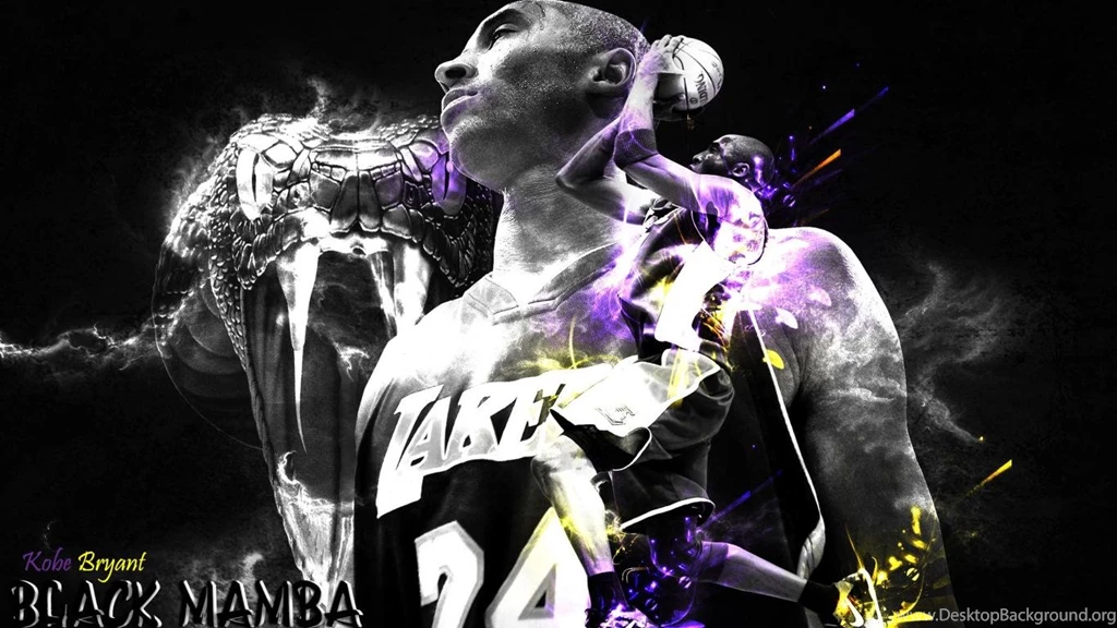 Wallpapers Kobe Bryant Black Mamba Free 1366x768