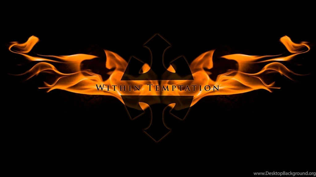 Download Wallpapers 1920x1080 Within Temptation, Name, Fire, Symbol ...