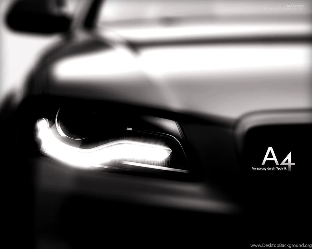 Audi A4 Wallpapers Front Led Lights