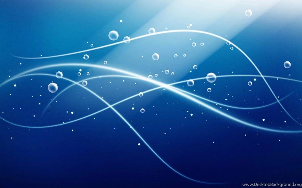 1600x1200px Blue Water Bubbles