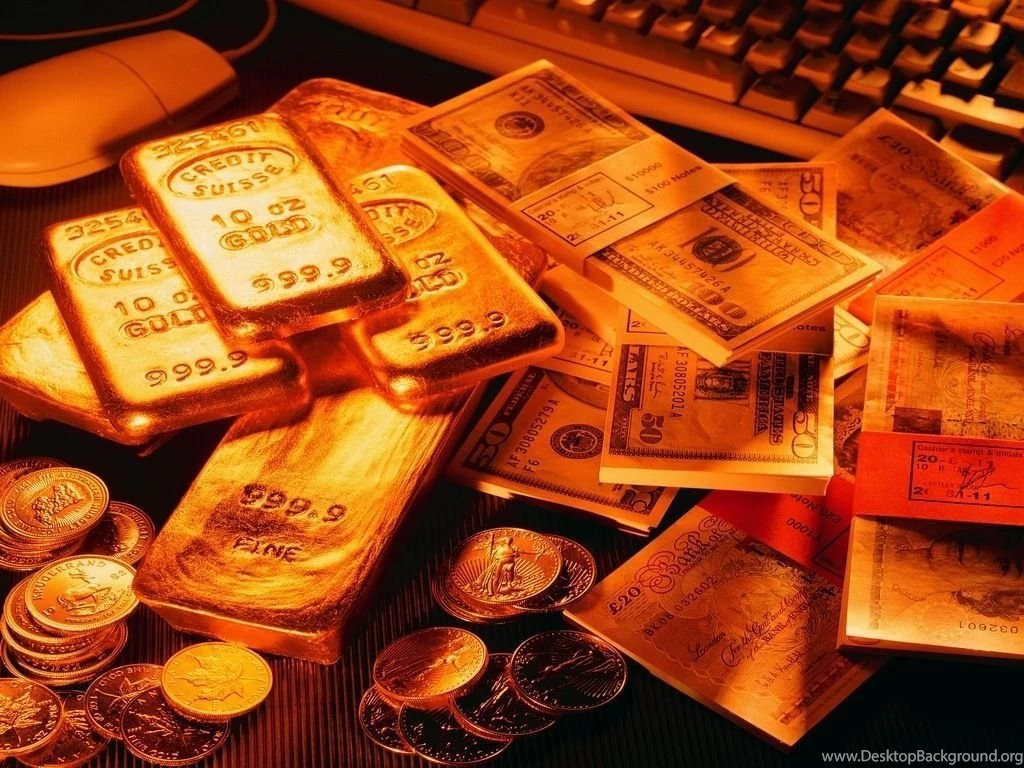Wallpapers Money Gold Banknotes Coins Image