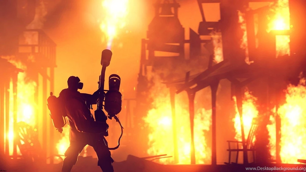 1366x768 TF2 Firestarter Wallpapers