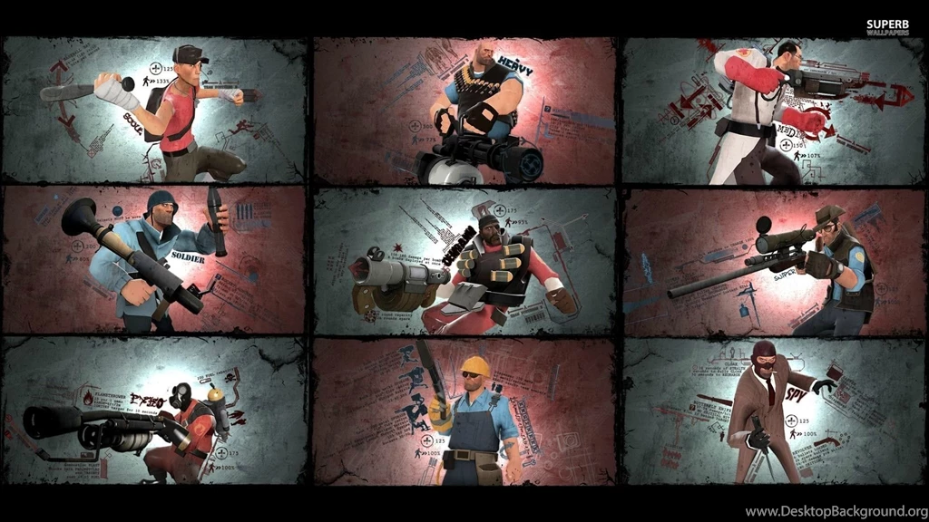Soldiers Team Fortress 2 Wallpapers Game Wallpapers