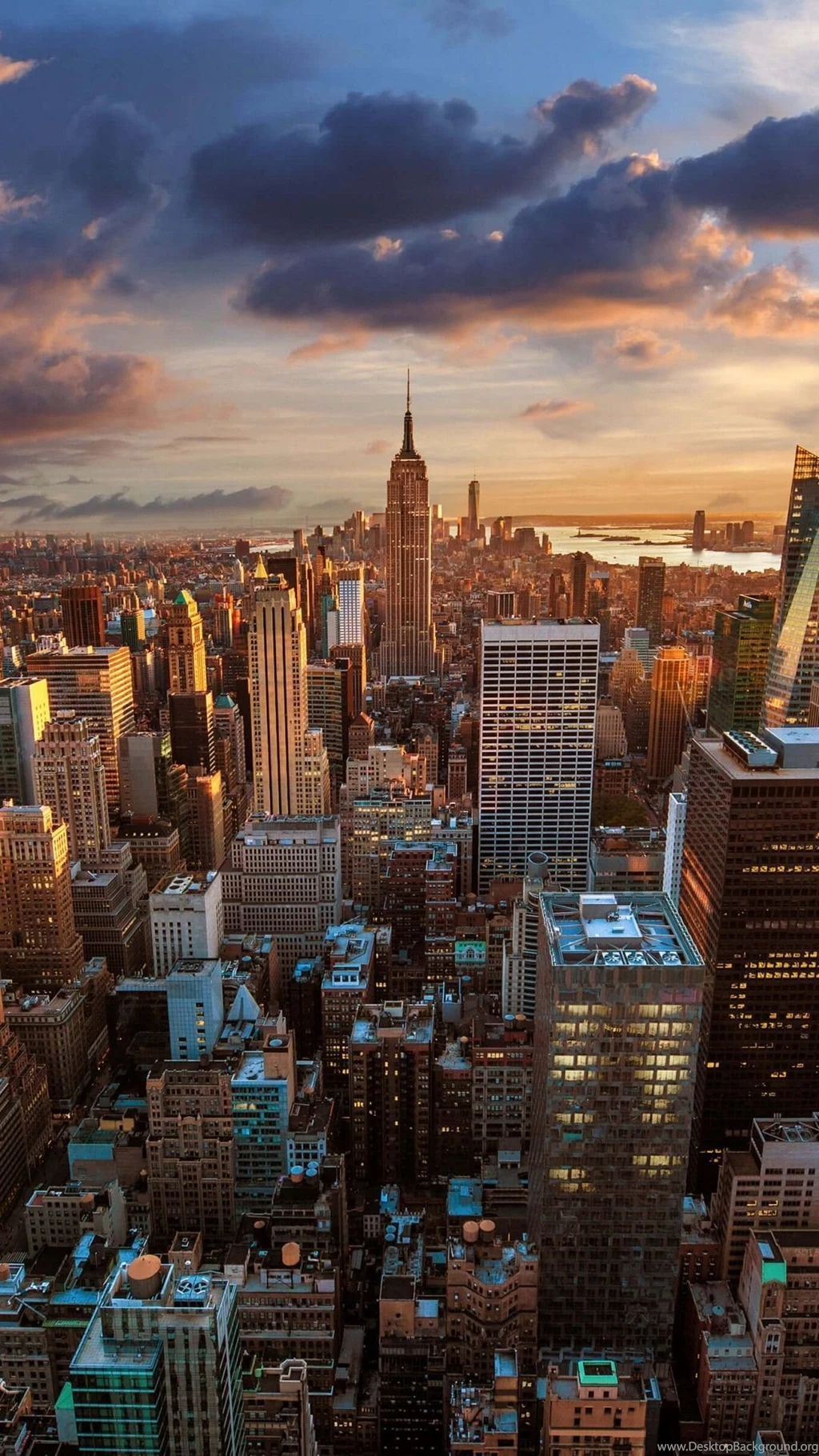 Download New York City Skyline At Sunset HD Wallpapers For Nexus 5 ...