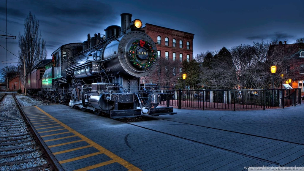 Gallery For   Christmas Train Wallpapers Free