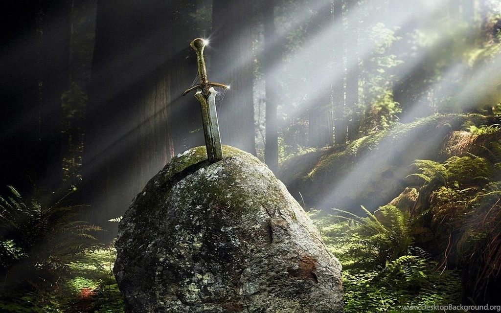 Stones Excalibur Fantasy Art Artwork Swords Wallpapers