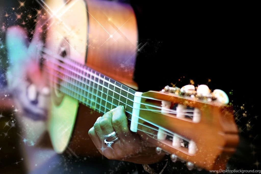 Playing The Guitar Wallpapers