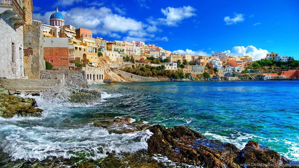 1600x900 Greece Syros Island Wallpapers