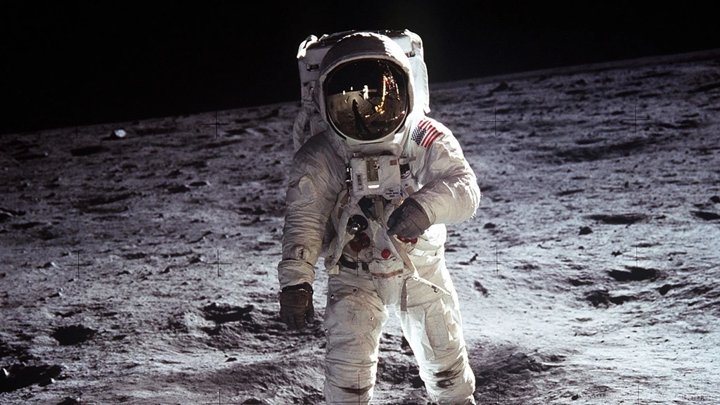 Astronaut Buzz Aldrin On Moon During Apollo 11 1920x1080p HD Wallpapers