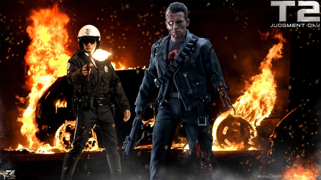 Terminator 2 T 800 T 1000 Hot Toys HD Wallpapers By D CDesigns On ...