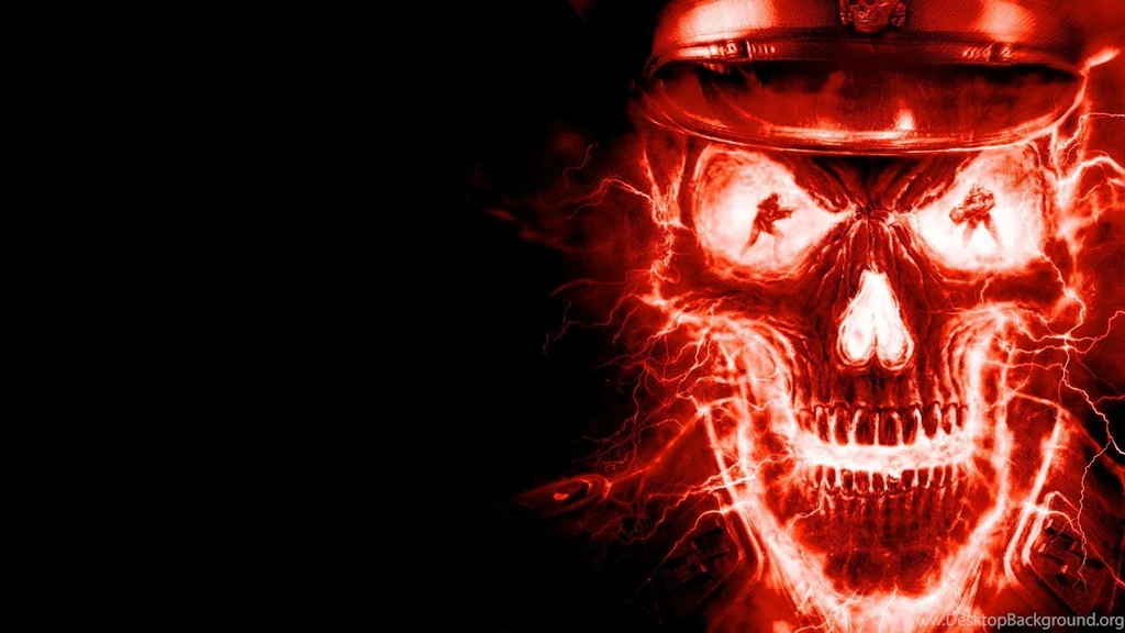 Skulls On Fire Wallpapers