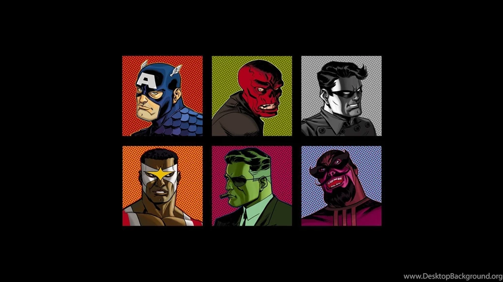 Falcon Comics Captain America Nick Fury Red Skull Wallpapers ...