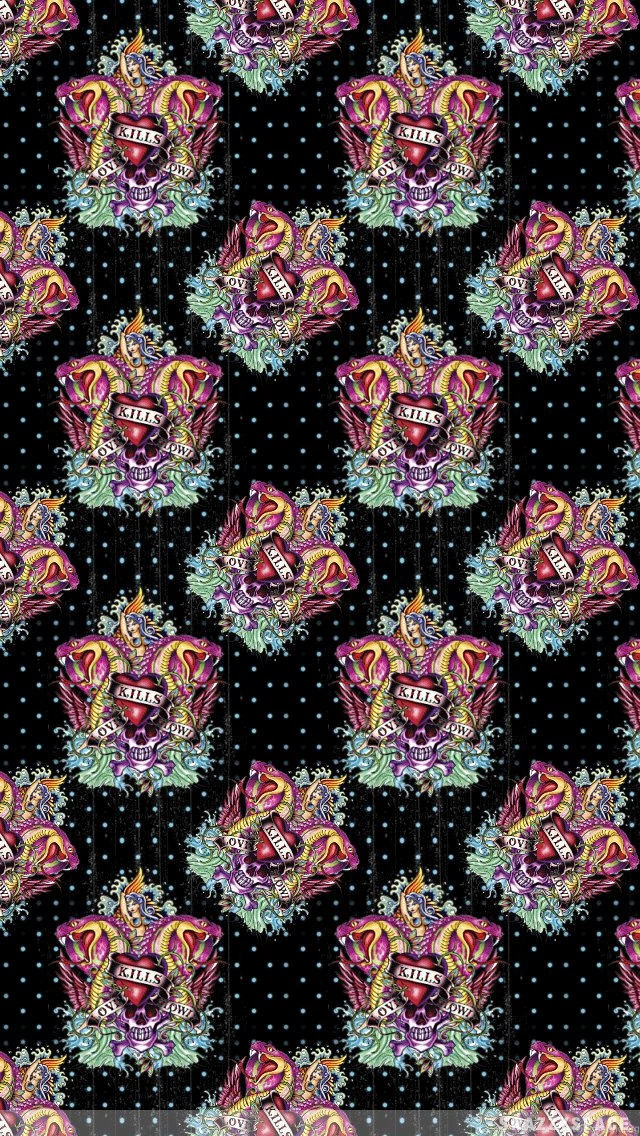 Love Kills Slowly Tattoo iPhone Wallpapers