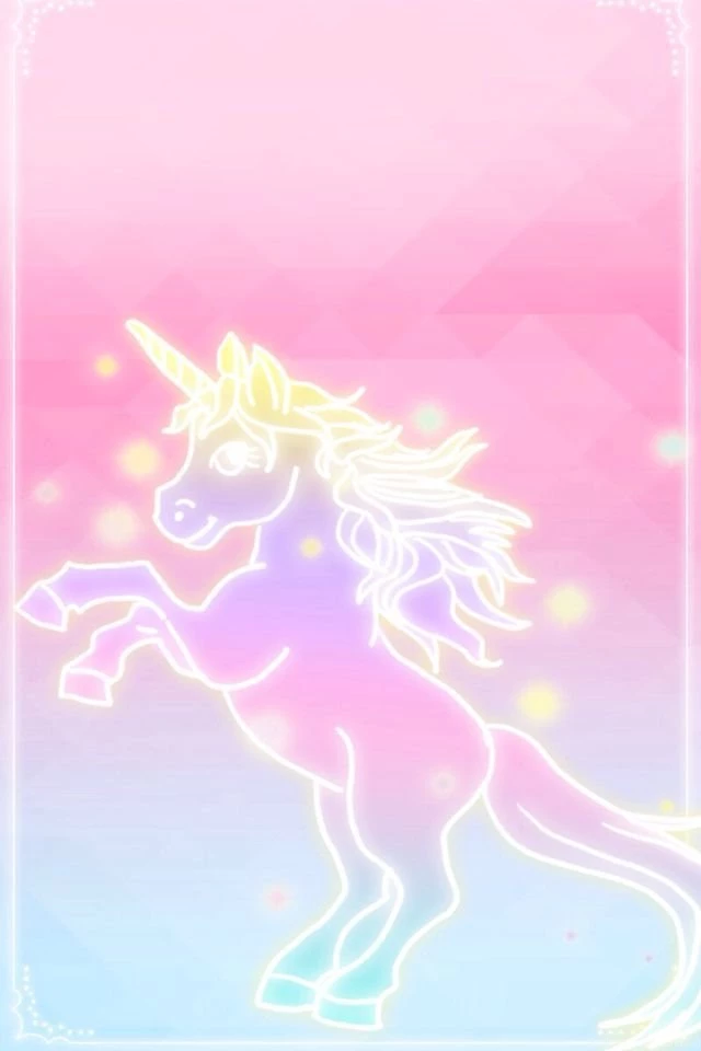 Unicorn Pink Fades To Blue Wallpapers Iphone Backgrounds Cutesy