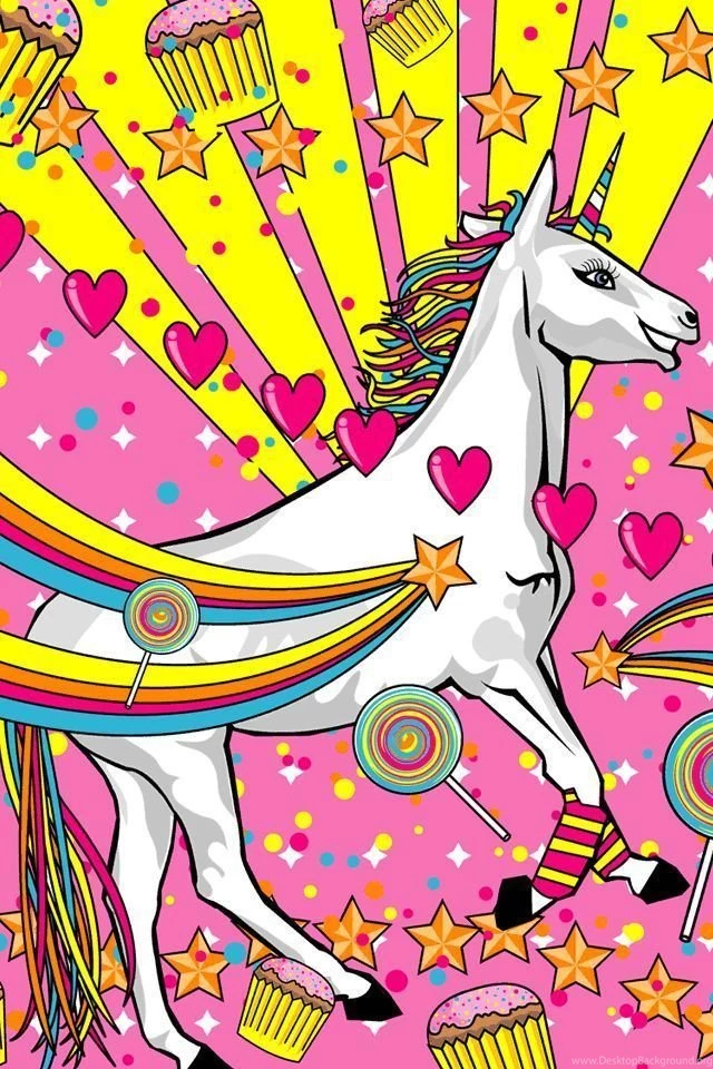 Girlie Unicorn Wallpapers For Iphone Desktop Background