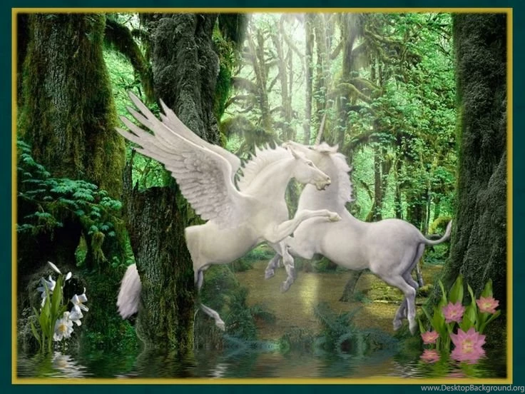 Unicorn And Pegasus Backgrounds