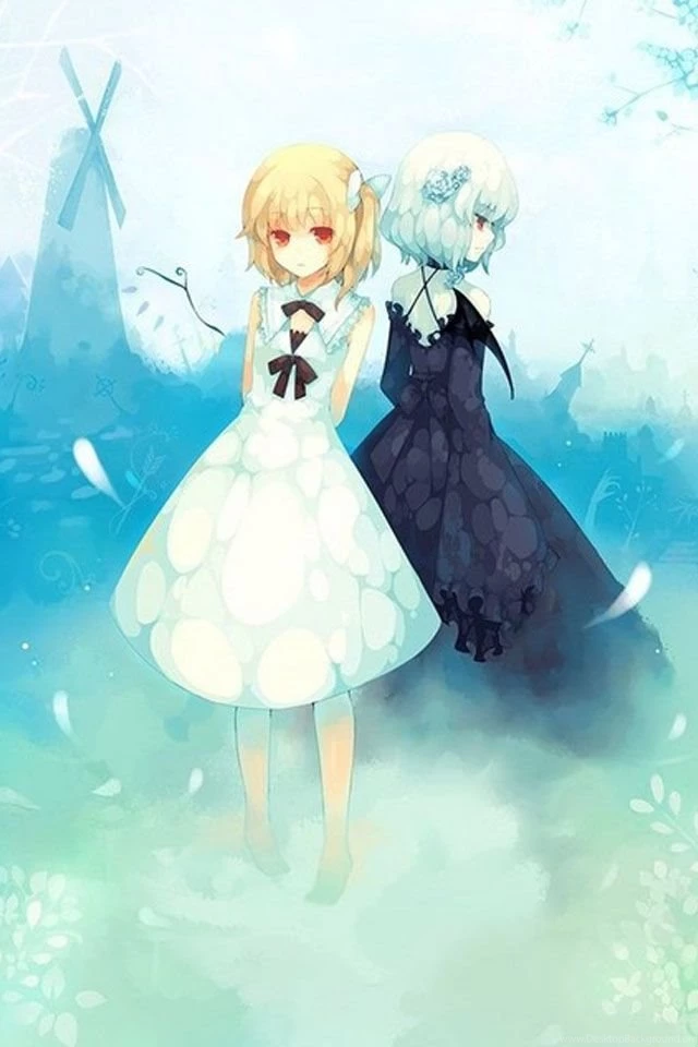 Double Angel iPhone 4s Wallpapers Download