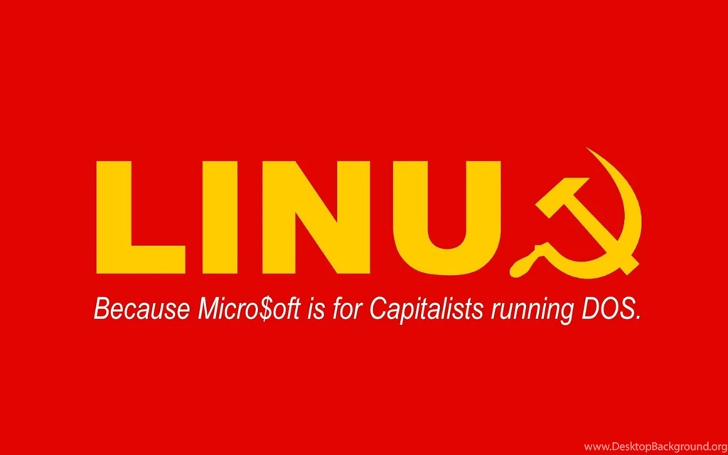Download Wallpapers 2560x1600 Linux, Red, Yellow, Sickle, Hammer ...