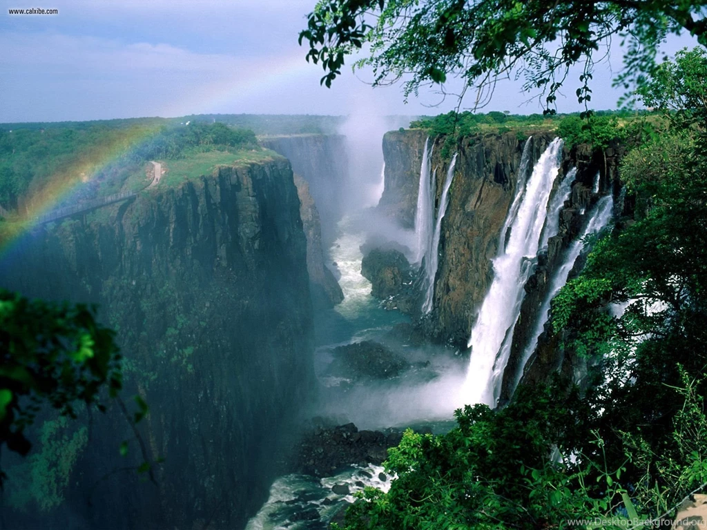 Nature: Victoria Falls, Zimbabwe, Africa, Desktop Wallpapers Nr. 23438