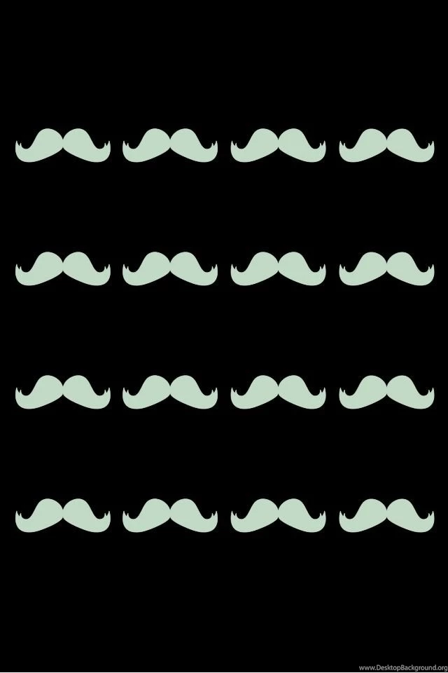 Mustache Homescreen Backgrounds