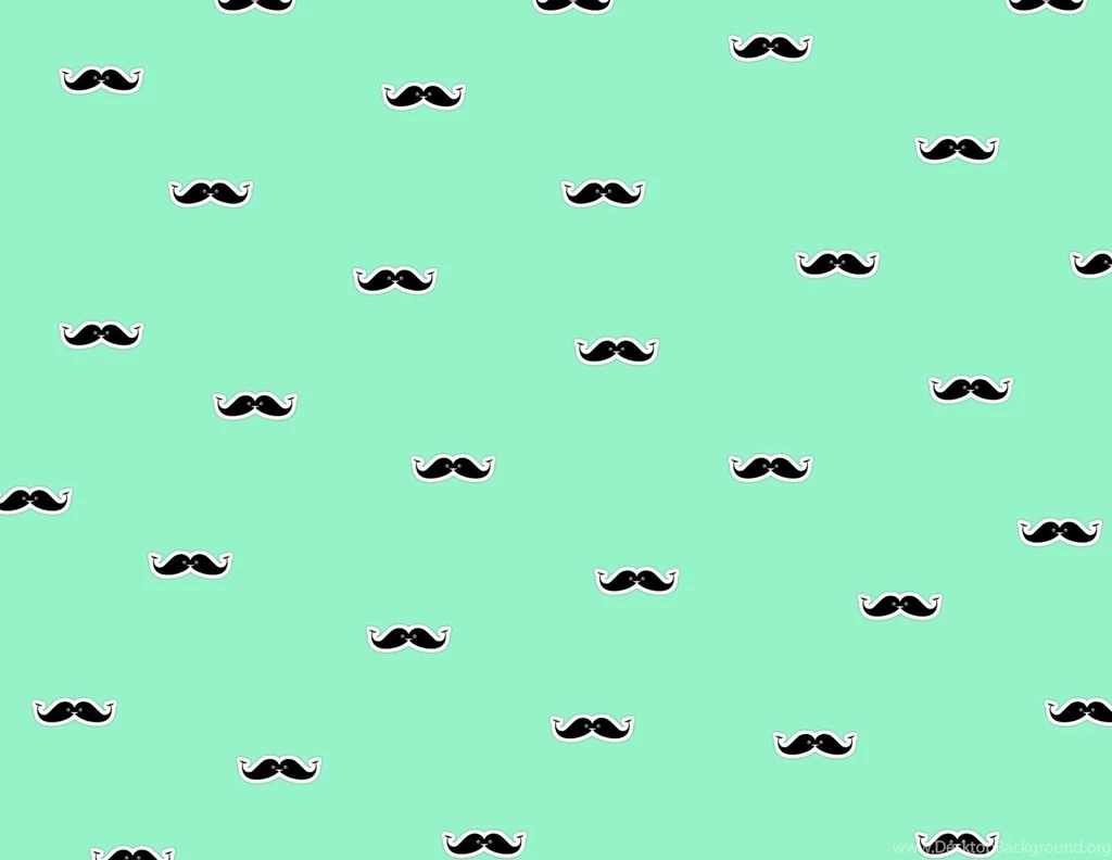 FREE: Kawaii Mustache Backgrounds