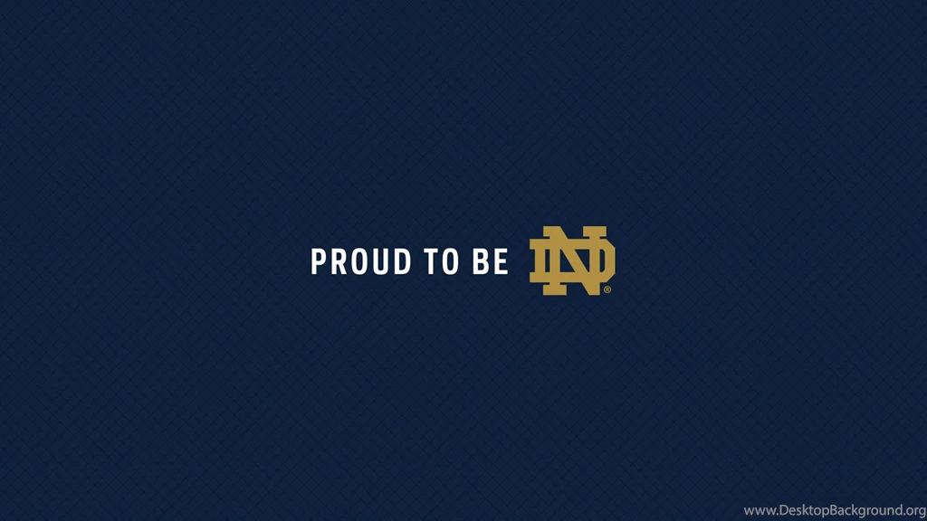 Notre Dame Football Logo Proud To Be ND Wallpapers For Widescreen ...